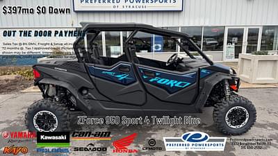 BOATZON | 2025 CFMOTO ZForce 950 Sport 4 Twilight Blue BOATZON | 2025 CFMOTO ZForce 950 Sport 4 Twilight Blue