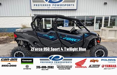 BOATZON | 2025 CFMOTO ZForce 950 Sport 4 Twilight Blue BOATZON | 2025 CFMOTO ZForce 950 Sport 4 Twilight Blue