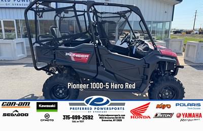 BOATZON | 2025 Honda Pioneer 10005 Hero Red BOATZON | 2025 Honda Pioneer 10005 Hero Red