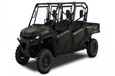 BOATZON | 2025 Honda Pioneer 10006 Crew Deluxe  Black Forest Green