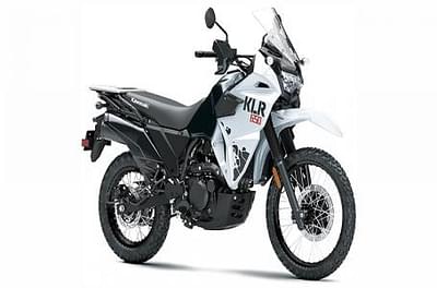 BOATZON | 2025 Kawasaki KLR 650 Base  Pearl Crystal White  Metallic Carbon Gray