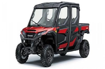 BOATZON | 2025 Kawasaki RIDGE Crew HVAC Candy Persimmon Red