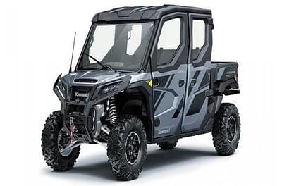 BOATZON | 2025 Kawasaki RIDGE XR Crew Limited HVAC  Metallic Bluish Gray