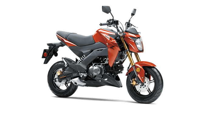 New Kawasaki Z125 Pro Pearl Lava Orange 2025 for sale in Brewerton