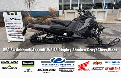 BOATZON | 2025 Polaris 850 Switchback Assault 146 7S Display Shadow GrayGloss Black