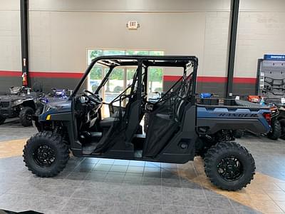 BOATZON | 2025 Polaris Ranger Crew XP 1000 Premium Blue Slate Metallic Smoke
