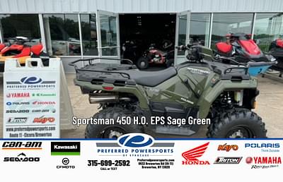 BOATZON | 2025 Polaris Sportsman 450 HO EPS Sage Green