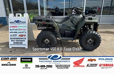 BOATZON | 2025 Polaris Sportsman 450 HO Sage Green BOATZON | 2025 Polaris Sportsman 450 HO Sage Green