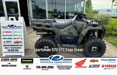 BOATZON | 2025 Polaris Sportsman 570 EPS Sage Green BOATZON | 2025 Polaris Sportsman 570 EPS Sage Green