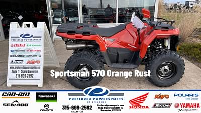 BOATZON | 2025 Polaris Sportsman 570 Orange Rust