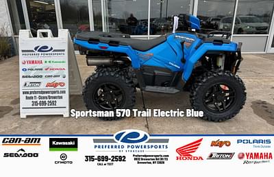 BOATZON | 2025 Polaris Sportsman 570 Trail Electric Blue