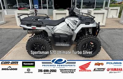 BOATZON | 2025 Polaris Sportsman 570 Ultimate Turbo Silver