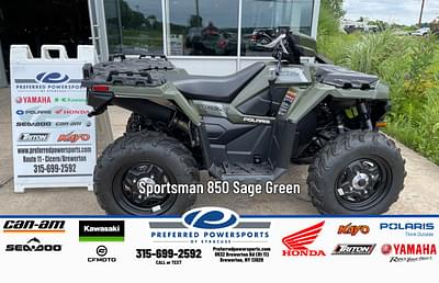 BOATZON | 2025 Polaris Sportsman 850 Sage Green BOATZON | 2025 Polaris Sportsman 850 Sage Green