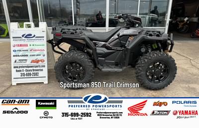 BOATZON | 2025 Polaris Sportsman 850 Trail Crimson