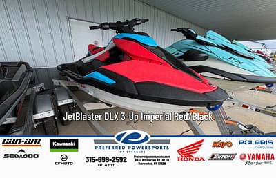 BOATZON | 2025 Yamaha JetBlaster DLX 3Up Imperial RedBlack