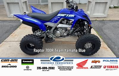 BOATZON | 2025 Yamaha Raptor 700R Team Yamaha Blue BOATZON | 2025 Yamaha Raptor 700R Team Yamaha Blue