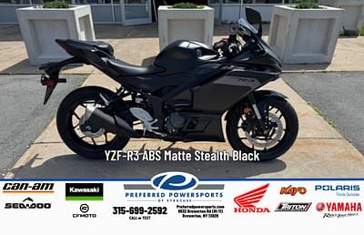 BOATZON | 2025 Yamaha YZFR3 ABS Matte Stealth Black