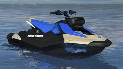 BOATZON | BRP SEA-DOO 3UP SPARK TRIXX 90 w SOUND SAND DAZZLING BLUE 2025