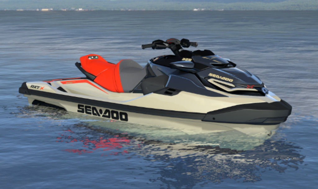 2025 Sea-Doo RXTX 325 Metallic Tan  Lava Red Premium - Sold Boat