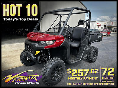 BOATZON | Can-Am® Defender DPS HD10 Fiery Red 2024 BOATZON | Can-Am® Defender DPS HD10 Fiery Red 2024