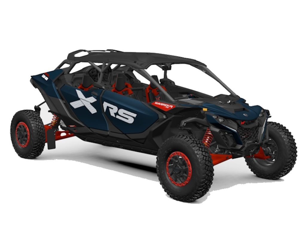 Can-Am® Maverick R Max X RS Dusty Navy  Legion Red 2025