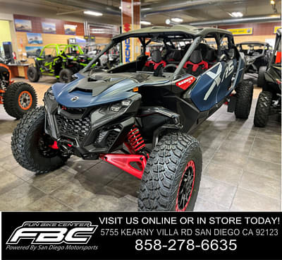 BOATZON | Can-Am® Maverick R Max X RS With SmartShox Dusty Navy  Legion Red 2025