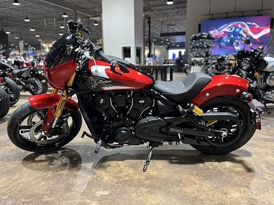 BOATZON | Indian Motorcycle® 101 Scout Sunset Red Metallic with Graphics 2025