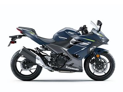 BOATZON | Kawasaki Ninja 400 ABS Metallic Matte BlueMetallic Graphite Gray 2022