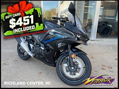 BOATZON | Kawasaki Ninja 500 ABS Metallic Flat Spark BlackMetallic Spark Black 2025