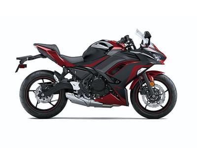 BOATZON | Kawasaki Ninja 650 ABS Metallic Spark BlackMetallic Imperial Red 2021