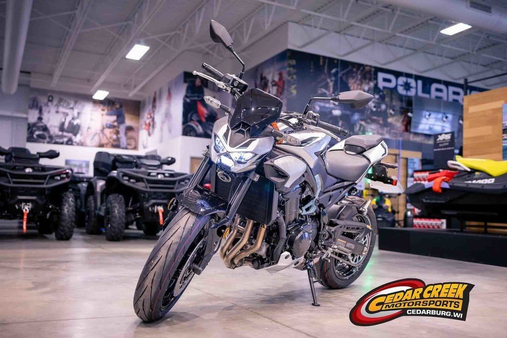 New Kawasaki Z900 ABS Galaxy SilverMetallic Spark Black 2025 for