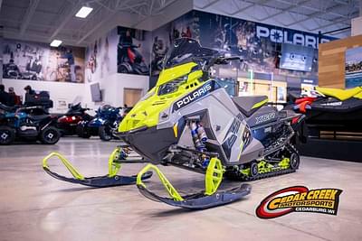 BOATZON | Polaris® 650 Indy XCR 128 Storm Gray  Neon 2025