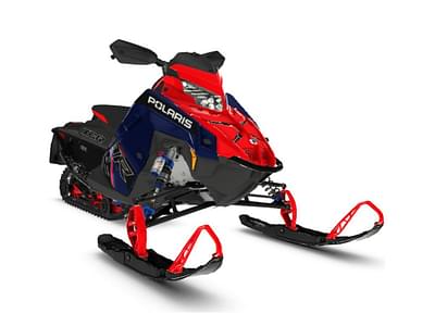 BOATZON | Polaris® 9R Indy XCR 128 Midnight Blue Metallic  Indy Red 2025