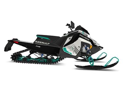 BOATZON | Polaris® 9R Switchback Assault 146 Ghost White Metallic  Gloss Black  Radiant Gree 2025