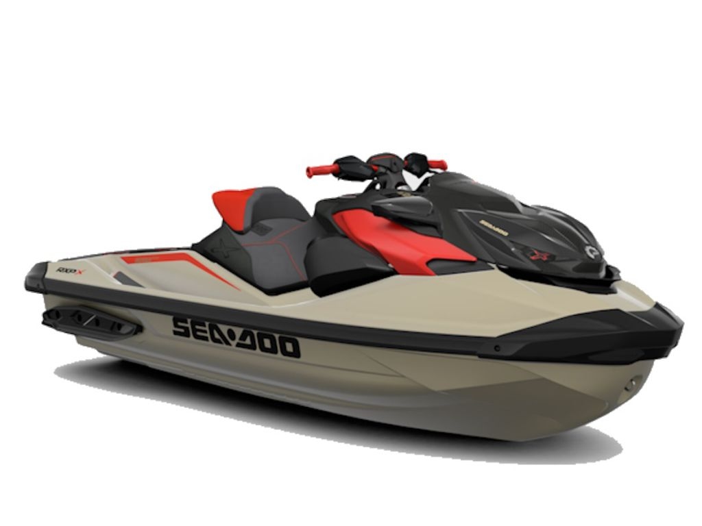 2025 Sea-Doo RXPX 325 Tech BRP Premium A iBR Metallic Tan  Lava Red - Sold Boat