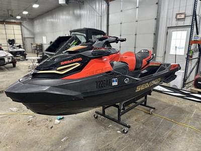 BOATZON | Sea-Doo RXTX 300 IBR  Sound System Eclipse Black and Lava Red 2020