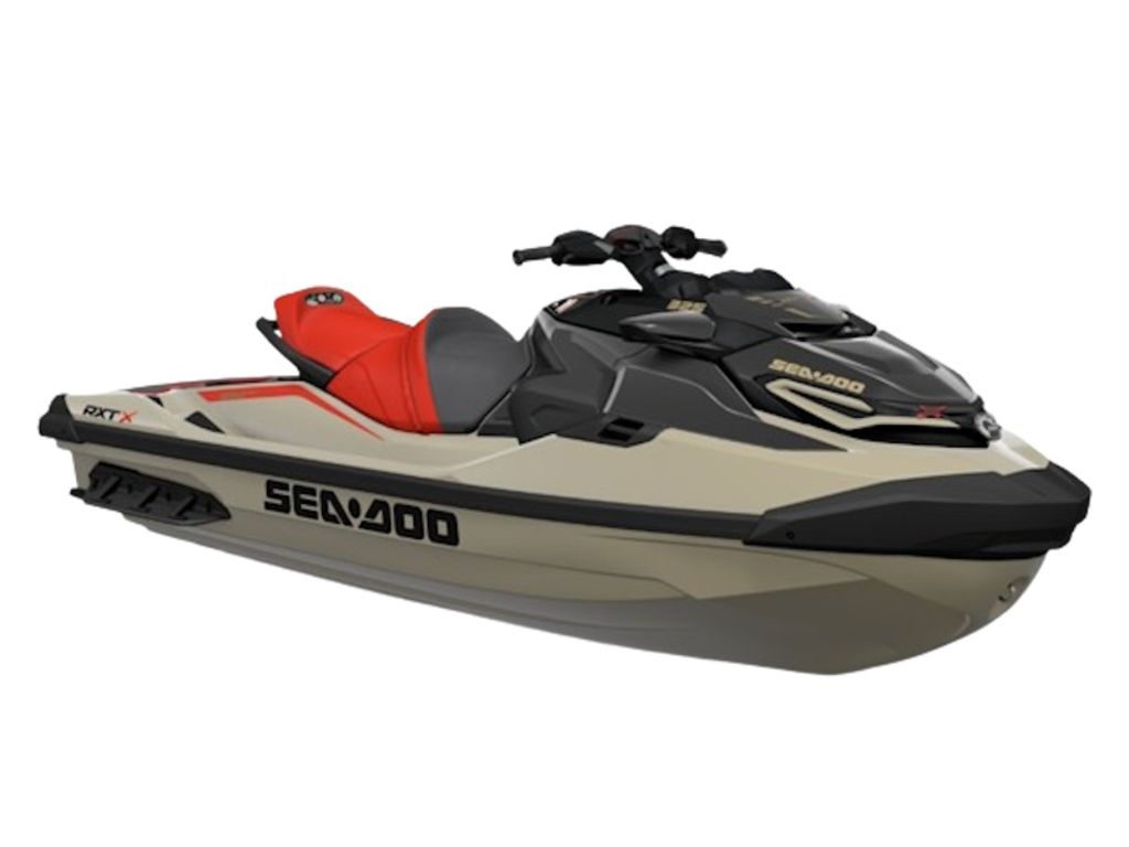 2025 Sea-Doo RXTX 325 Metallic Tan  Lava Red Premium - Sold Boat