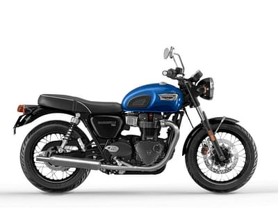 BOATZON | Triumph Bonneville T100 Chrome Edition Cobalt Blue 2023
