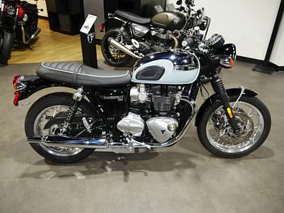 BOATZON | Triumph Bonneville T120 Chrome Edition Meriden Blue 2023
