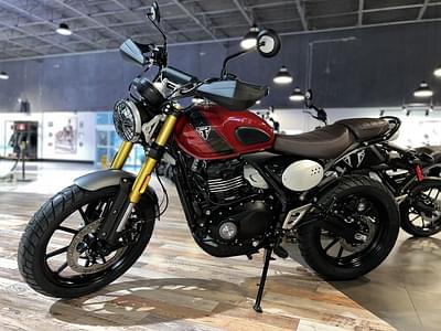 BOATZON | Triumph Scrambler 400 X Carnival Red  Phantom Black 2024
