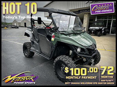 BOATZON | Yamaha Wolverine EPS Hunter Green 2017 BOATZON | Yamaha Wolverine EPS Hunter Green 2017