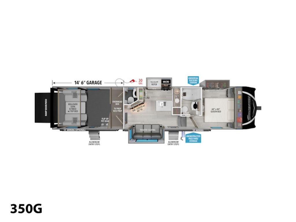 2025 Grand Design Grand Design Momentum G Class FW 350G 2025 - Sold Boat