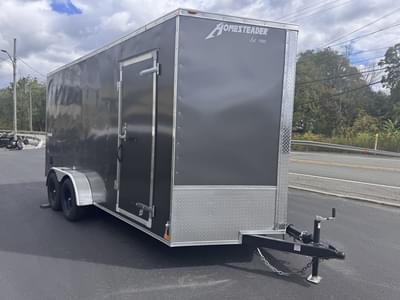 BOATZON | Homesteader Trailers Intrepid 7x16  84 Interior Height enclosed trailer 2026