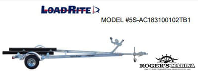 BOATZON | Load Rite 5 STARR Aluminum Single Axle Roller 5SAR183100102TB1 2022