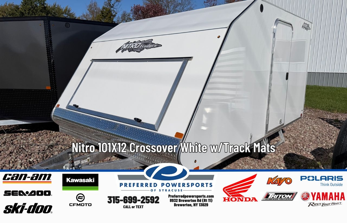 Nitro Nitro 101X12 Crossover White wTrack Mats 2026