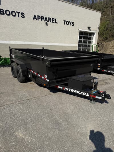BOATZON | PJ Trailers D7142 7x14 Dump Trailer 2026