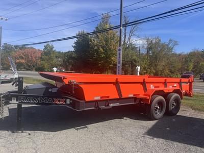 BOATZON | RawMaxx Trailers LPX 16 x 83 ORANGEBLACK HD IBEAM FRAME 14K LBS 2025