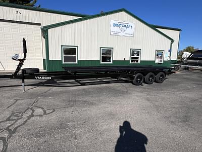 BOATZON | 2025 Phoenix Trailers Tritoon Triple Axle Black Out Package