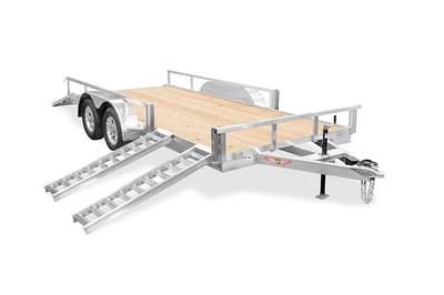 BOATZON | H&H Trailers ALL Aluminum ATVUtility 82x14 Tandem Trailer wside ramps 2025