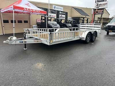 BOATZON | H&H Trailers All Aluminum ATVUtility 82x20 Tandem Trailer wside ramps 2025